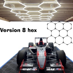 Ensemble eclairage atelier hexagonale 8 hexagones 280W
Consommation d'&eacute;nergie 280 kWh/1000h
Tension d'entr&eacute;e AC165-265V
Flux 33600lm
Flux par Watt 120lm/W
IP 20
Temp&eacute;rature de couleur corr&eacute;l&eacute;e 6000K
Couleur lumi&egrave;re Lumi&egrave;re blanche
&Eacute;tiquette d'efficacit&eacute; &eacute;nerg&eacute;tique E
Angle de faisceau 180&deg;
Cycles marche / arr&ecirc;t 25 000x
Allumage instantan&eacute; 0.1s
Fr&eacute;quence de fonctionnement 50-60 Hz
Temp&eacute;rature -20&deg;C / +40&deg;C
Ra &ge; 80
Maintien du flux lumineux en fin de vie 70%
Taille du produit 2370x2290mm