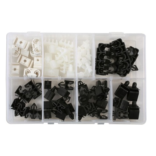 Assortiment d'agrafe de fixation pour ligne de frein - 64pcs