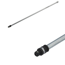 Barre-rallonge à blodage rapide Poplock, 610 mm, carré de 1/2
Le mécanisme de verrouillage Poplock permet de bloquer la douille en position de sécurité, ce qui réduit le temps de travail et les possibilités d'endommagement des zones environnantes.
Le blocage rapide facilite le changement de la douille.
Carré de 1/2" avec entraînement hexagonal de 11 mm , longueur : 610 mm.
Conforme aux normes DIN.
Chrome-vanadium de finition mate