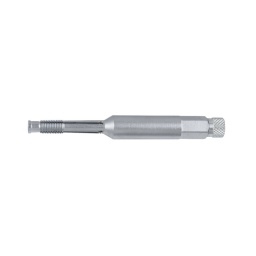 Taraud spécial pour réparation des taraudages de bougie de préchauffage m10 x 1.0
- pour le nettoyage et la réparation des taraudages de bougies
- longueur spécifique pour taraudages profonds
- tige de montage conique pour les inserts taraudes
- entraînement 6 pans
- vis de réglage