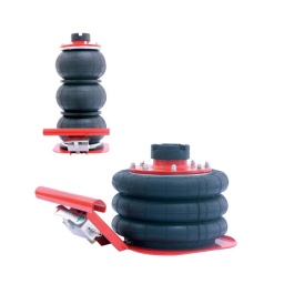 Cric a boudins 2 tonnes
- idéal pour utilisation sur pont et fosse
caracteristiques : 
- pression maxi : 7bar 
- poids : 17kg 
- embase : 240x240mm - sans entretien
- guidage télescopique interne
- sécurité contre surcharge
- hauteur 200mm a 490mm sans cale
- option disponible tampon et cele 50 et 100mm 