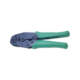 Pince à sertir
Pour une utilisation pour les cosses non isolées
Manche en caoutchouc ergonomique
Machoires de rechange disponibles sous la ref 2927
Fonction de cliquet pour un sertissage parfait et professionnel