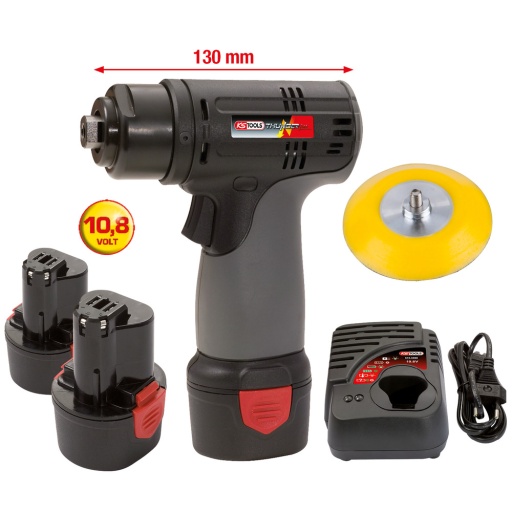 Meuleuse sur batterie 3200 Tr/min 10,8V avec 2 batteries et chargeur