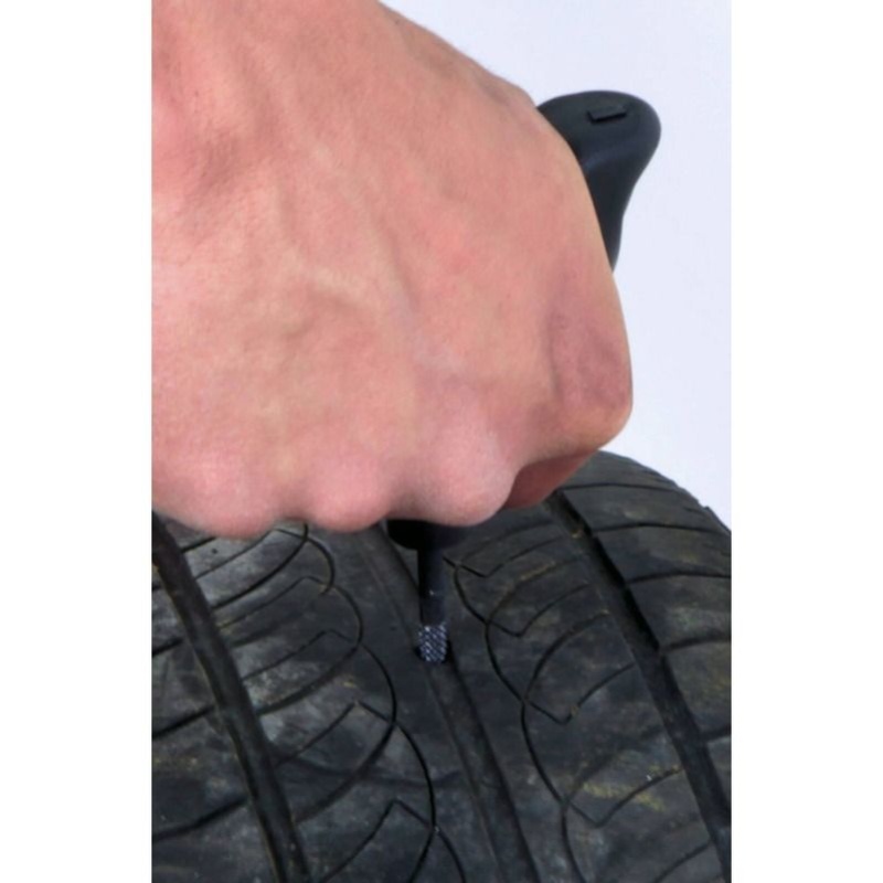 Kit Réparation Pneus Tubeless Vélo - Mèches Et Outil Inclus - Pour VTT, Route, E-bike - Compact Et Réutilisable