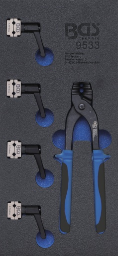 Module de cintrage de tuyaux de freins avec colliers 4,75 + 6 mm