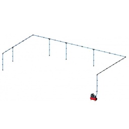  Les composants aluminium pour les tubes, et raccords technopolymeres font de ce système un réseau sécurisé, et durable, aucun risque de corrosion ou de déformation du tuyau.
Économique, grâce à son montage rapide : sans collage, sans soudure ni  sertissage  fonctionne par emboitage, verrouillage .
Grande adaptabilité avec ces multiples connecteurs, et par sa compatibilité pour reprise de réseau existant.
 Composition :
- 18 tubes aluminium bleu (2m par barre
- Ø25mm)
- 5 tubes aluminium bleu (2m par barre
- 20mm)
- 9 KR7016 manchons composite Ø25mm
- 40 KR7011 colliers 25mm M8
- 10 KR7010 colliers 20mm M8
- 5 KR7006 coudes composite Ø25mm à 90°
- 5 KR7065 tes composite réduit au centre Ø25X20
- 1 KR7075 te composite egaux Ø25mm
- 1 KR7085 connecteur tube composite Ø25xM1/2"G
- 1 KR7024 bouchon Ø25mm
- 5 appliques à 1 sortie taraudée
- 2M flexible liaison compresseur reseau M3/4"x3/4"F
- 1 KR7050 vanne pour tube Ø20 taraudée F 1/2"G
- 1 KR7054 clé spéciale serrage écrou Ø16 à Ø20"
- 1 KR7055 clé spéciale serrage écrou Ø25 à Ø32"
Le kit peut être modulé, à souhait à tout moment et permet une projection économique à tout instant  (devis pas indispensable).
Accessoires de fixation : voir site web.