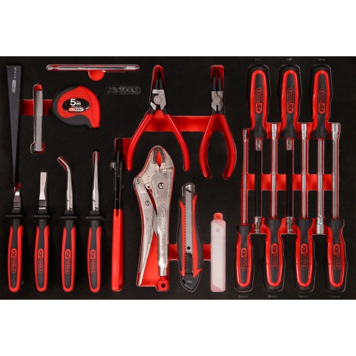 Module tournevis et pince dans module en mousse 32 pcs