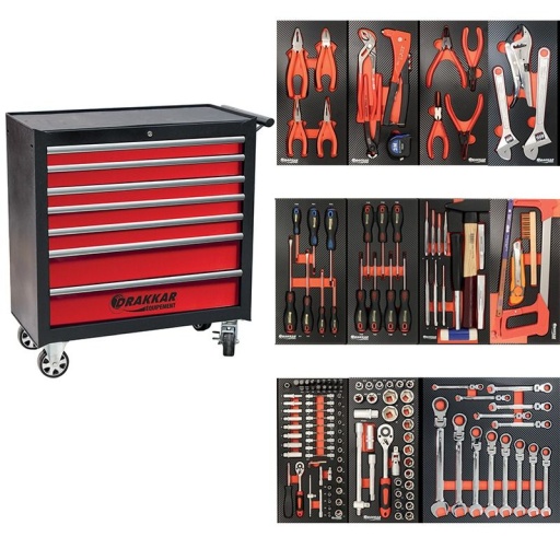Servante XL Drakkar composition outil 3 tiroirs 11 modules