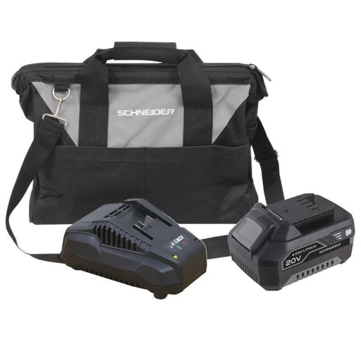 Pack Batterie 4 Ah + Chargeur Rapide + Sac De Rangement
