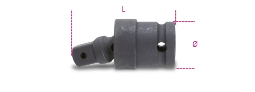 Cardan carrés mâle et femelle 1/2"
