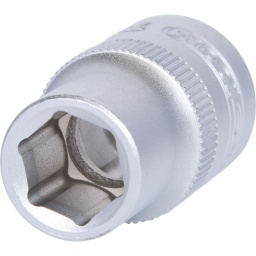 6 pans
Système FlankTraction
Selon DIN 3124 / ISO 2725
Carré d'entraînement intérieur selon DIN 3120 / ISO 1174 avec encoche pour verrouillage par bille
Pour une utilisation manuelle
Finition satinée
Chrome Vanadium