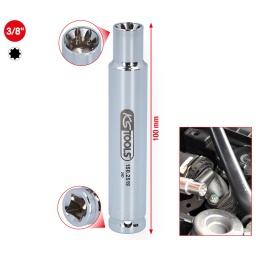 Pour vis RIBE&reg; ou similaire
Pour desserrer et serrer solidement les vis de fixation de tuyaux d&rsquo;aspiration
Carr&eacute; d'entra&icirc;nement int&eacute;rieur selon DIN 3120 / ISO 1174 avec encoche pour verrouillage par bille
Pour une utilisation manuelle
Finition satin&eacute;e
Chrome Vanadium
