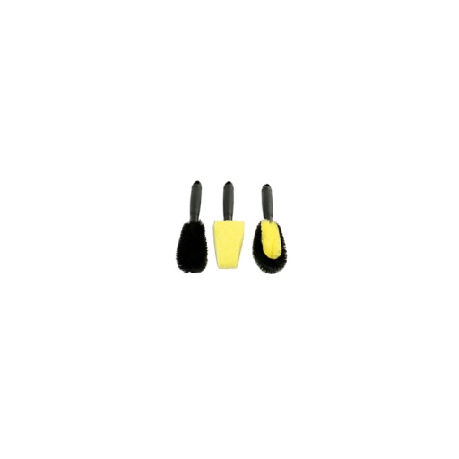 Lot de 3 brosses de lavage