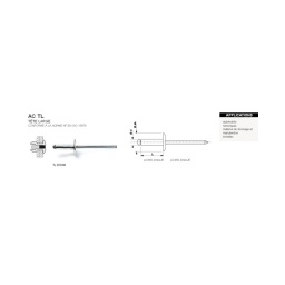 Boite de rivet aveugle ac tl tête large 100% acier
- conforme a la norme nf en iso 15979
- corps acier zingue.clous zingue
- plage de sertissage. diamètre de perçage .résistance a la traction. résistance au cisaillement. vous retrouverez toutes ces informations dans la fiche technique
- conditionement a la boite. ou au 1000
- delais nous consulter