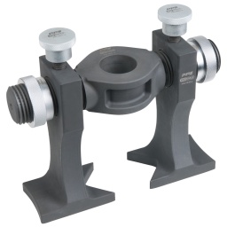 pour le démontage d’unités vissées de roulement de roues à 3 boulons sur l’essieu avant et arrière
Démontage selon les règles de l'art directement sur le véhicule
charge max 22t
griffes réversibles permettant un réglage rapide et facile au moyeu de roue
la capacité de réglage garantit un emploi sur toutes les unités de roues vissées actuellement disponibles sur le marché
utilisation avec un vérin hydraulique ou une broche mécanique
charge minimale de travail
Mise en place manuelle sûre et simple
possibilité d’utilisation avec 440.0074
En acier spécial