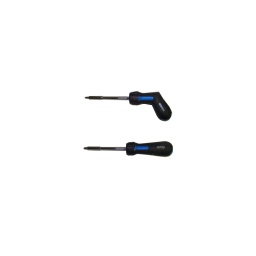 Tournevis cliquet réversible

- manche transformable. pour des serrages et desserages demandant plus de force
- réservoir de 7 embouts intégré au manche
- éclairage incorpore (2 leds)
- eclairez la ou vous vissez !
