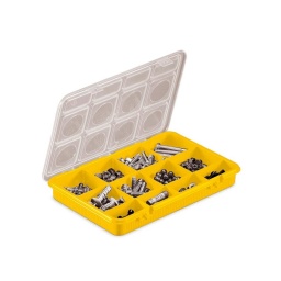 Boite de rangement pour visserie et autre consomable
cargo 900.
320x220x40 mm 
15 cases.
vendue vide