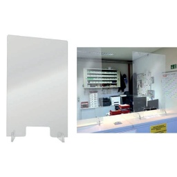 Barrière de protection pour comptoir ou caisse en plexiglas transparent incolore.
Permet de rassurer le client ainsi que le personnel de votre entreprise face au virus.
En effet celui-ci créer une barrière transparente et quasiment invisible contre les postillons principaux vecteurs de transmission d’épidémie
Livré avec deux supports pouvant être insérés à 3 endroits différents selon la configuration souhaitée
Facile à monter et à installer
Facile à désinfecter
5mm d’épaisseur, en plexiglass transparent
Passe document de 250x100mm