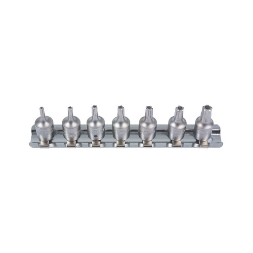 Jeu de 7 douilles tournevis ultimate torx percé - 5pans