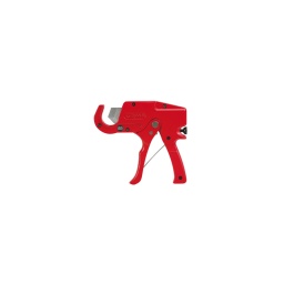 Cisaille revolver tube plastique 6-35mm 
- pour pvc-pe-pp-pex
- lame spéciale acier trempe
- avance par cliquet