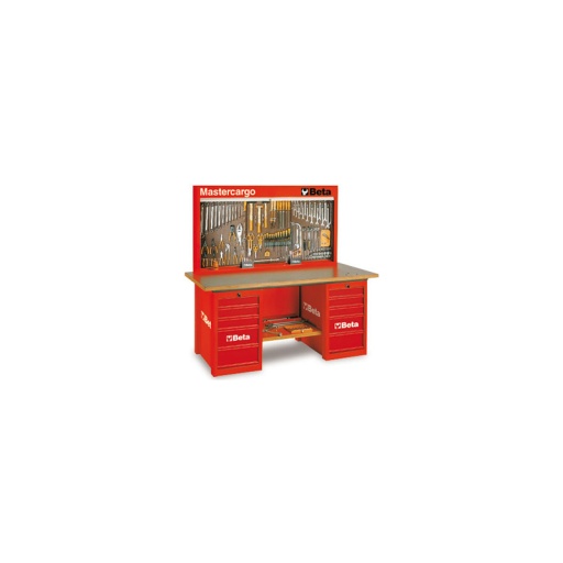 Etabli master cargo 10 tiroirs beta rouge