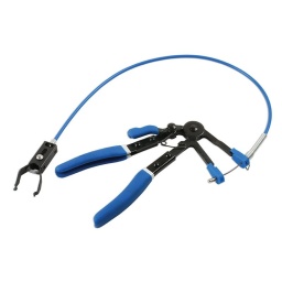 Pour le démontage des passe-fils présents dans les systèmes de carburant, les boîtes de vitesses, les systèmes de liquide de frein, de direction assistée et de climatisation, etc.
Pince pour passe-fils avec câble souple de 650 mm de longueur, pour la dépose des passe-fils présents dans les systèmes de carburant, etc.

Information complémentaire
Pour le démontage des passe-fils présents dans les systèmes de carburant, les boîtes de vitesses, les systèmes de liquide de frein, de direction assistée et de climatisation, etc.
Ouverture des mâchoires de 3 mm à 32 mm
Câble souple extra-long de 650 mm
Mécanisme de blocage
À utiliser avec le produit consommable Connect Workshop 37011