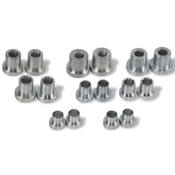 Kit de 8 douilles pour le centrage des roues des motocycles pour 3070BE
Permet d’intervenir sur les diamètres suivants :
28 - 25 - 22 - 20 - 19,05 - 17 - 16 - 15