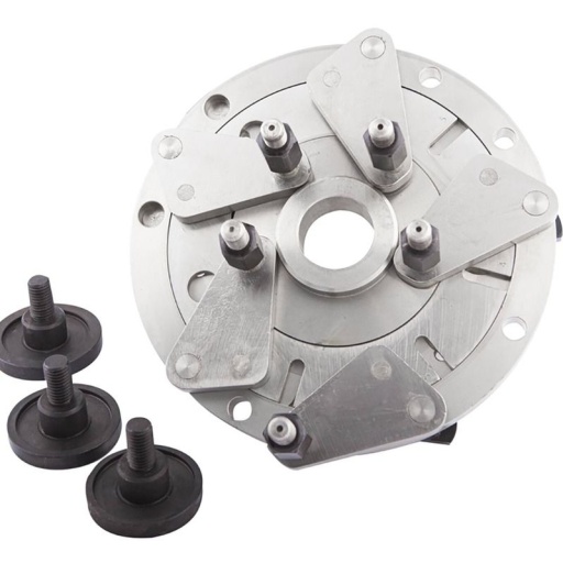 Plateau centrage universel cylindrique pour arbre d'équilibreuse ø40mm