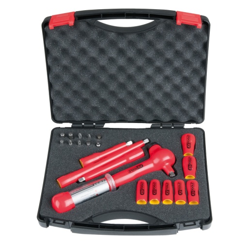 Coffret de douilles isolées 1/4'' 21 pcs