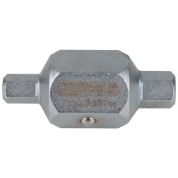 Pour le montage et d&eacute;montage des vis de vidange du carter d'huile et de la vis de contr&ocirc;le de niveau de la bo&icirc;te de vitesses 
Entra&icirc;nement 6 pans SW 21 
Utilisation manuelle 
Chrome Vanadium 

