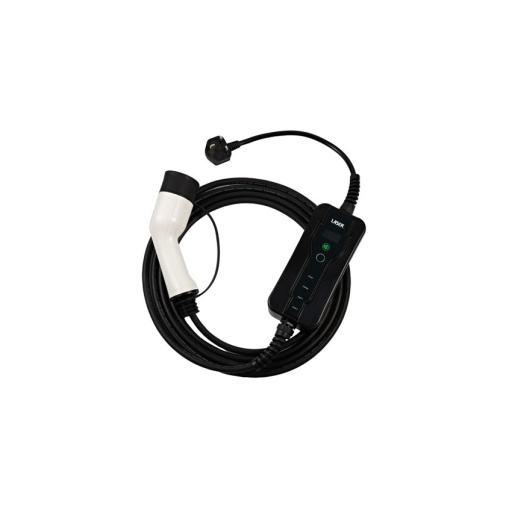 Câble de charge de VE - type 2 femelle vers fiche britannique (UK) à 3 broches de 16 A en monophasé