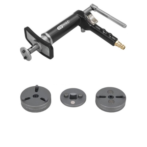 Pistolet repousse piston pneumatique avec coupelles reglables