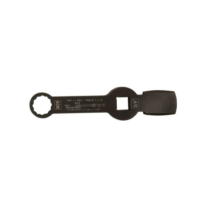 Clé à Frapper E24 3/4 - 219 Mm Pour étrier De Frein Poids Lourds (Man TGA/TGS/TGX) - CLAS Equipements