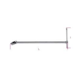 Poignée a béquille à cardan carré mâle 3/8"
- long 420mm - qualité premium beta depuis 1939