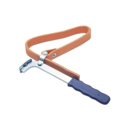 Clé filtre à huile - <135mm diamètre Outil disposant d'une sangle robuste permettant la dépose des filtres à huile Ajustement aisé Permet un accès dans les espaces confinés Manche ergonomique avec revêtement de protection  S'étend jusqu'à 135mm