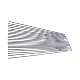 Electrode destinee au soudage et a la r&eacute;paration des aluminiumm purs. des aluminiumm de fonderie allies au silicium ainsi que la plupart des alliages corroyes.
