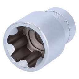 Torx-E-Plus (EPL)
Carré d'entraînement intérieur selon DIN 3120 / ISO 1174 avec encoche pour verrouillage par bille
Pour une utilisation manuelle
Finition satinée
Chrome Vanadium