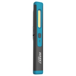 Lampe stylo led 200 lumens rechargeable
Avec câble USB-C de 100cm.
Capacité de batterie : 1050 mAh.
Clip ceinture.
Variateur.
Boîtier bimatière.
Indicateur batterie.
Autonomie : 2,5h.
Temps de charge : 2h.
Puissants aimants à l'arrière du boîtier.
Lumens : 200lm.
IP65 .
Dimensions : 180x25x18mm.
POIDS 
0,115KG