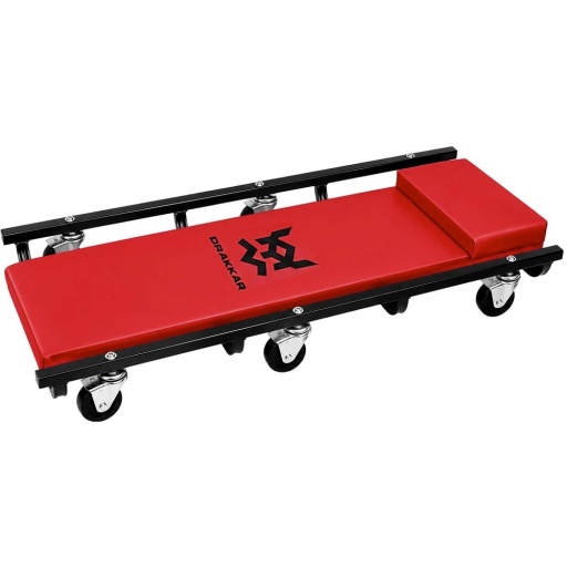 Chariot de visite 6 roues avec matelas mousse 100kg