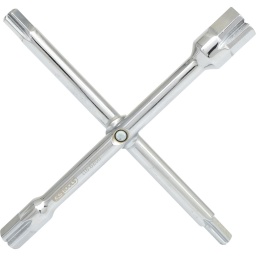 10 fonctions
4 x entra&icirc;nement 6 pans ext&eacute;rieur 3/8&ldquo;, 1/2", 3/4&ldquo; + 1&ldquo;
4 x entra&icirc;nement int&eacute;rieur M6, M8, M10 + M12
2 x carr&eacute; int&eacute;rieur pour bouchons 3/8" + 1/2"
En acier trait&eacute;
