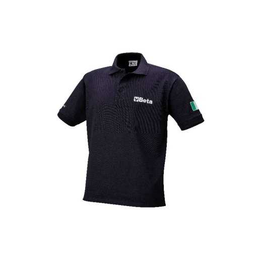 Polo 3 boutons beta bleu