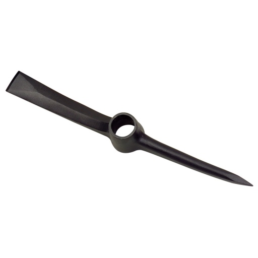 Pioche de terrassier - Oeil rond - Sans manche - 2,5 Kg