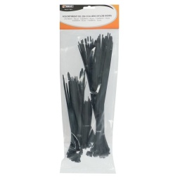 Assortiment de 250 pièces :
2,5x100mm : 160 pcs.
4,8x200mm : 40 pcs.
7,2x200mm : 10 pcs.
4,8x300mm : 30 pcs.
7,2x300mm : 10 pcs.