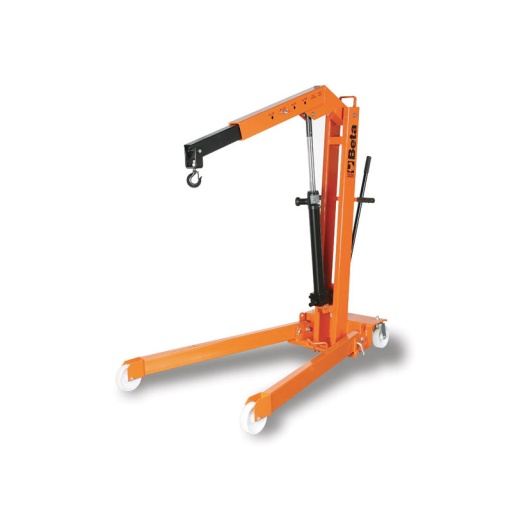 Grue hydraulique pliable avec pompe à double effet 