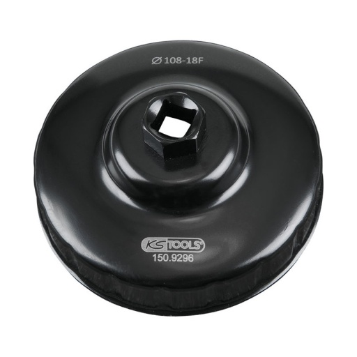 Cloche pour filtre à huile 108mm 18 cannelures