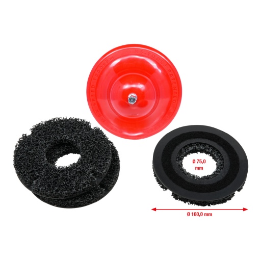 Jeu pour poncer les moyeux &Oslash; 160&nbsp;mm &Oslash; int&eacute;rieur 75&nbsp;mm 4 pcs