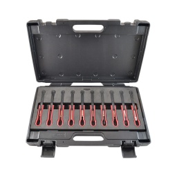 Jeu d'extracteurs de cosses - opel / gm
- pointe en acier
- capot de protection de lame
- coffret de rangement
utilisation : opel / gm
extracteur de cosses pour connecteurs plats et faston. 0.8 - 1.5 mm extracteur de cosses pour connecteurs faston. 1.6 mm extracteur de cosses pour connecteurs plats et faston. 1.6 mm extracteur de cosses pour connecteurs plats et faston. 1.2 mm extracteur de cosses pour connecteurs faston. 1.6 mm extracteur de cosses pour connecteurs plats et faston. 2.8 mm extracteur de cosses pour connecteurs plats et faston. 2.8 mm - 6.3 mm extracteur de cosses pour connecteurs plats et faston. 4.8 mm - 6.3 mm extracteur de cosses pour connecteurs plats et faston. 9.5 mm extracteur de cosses pour connecteurs faston. 6.3 mm 