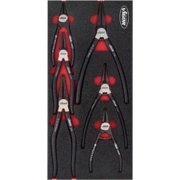 Module pinces circlips 6 pièces
- 4 pinces 180mm - 2 pinces 140mm
- Dimension 188x393mm