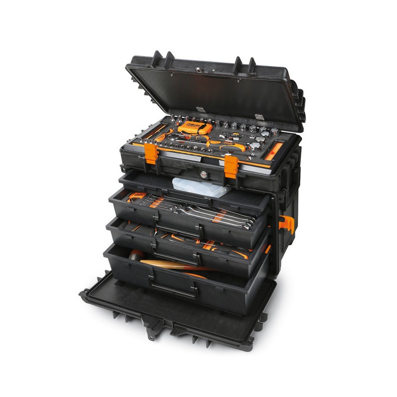 Chariot à outils avec 15 tiroirs boîte à outils armoire à outils