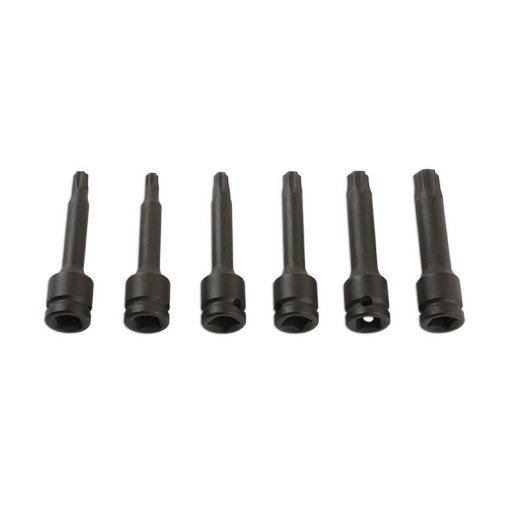 Jeu de 6 embouts Torx à impact en ¼”